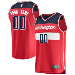 Washington Wizards Fast Break Red Custom Jersey - Icon Edition - Youth