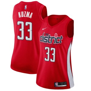 Washington Wizards Swingman Red Kyle Kuzma 2018/19 Jersey - Earned Edition - Women's