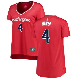 Washington Wizards Fast Break Red Makur Maker Jersey - Icon Edition - Women's