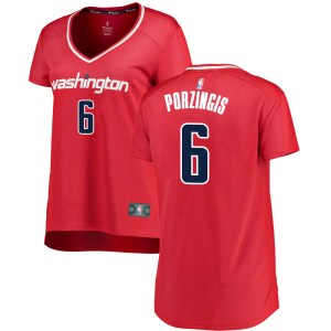 Washington Wizards Red Kristaps Porzingis Fast Break Jersey - Icon Edition - Women's