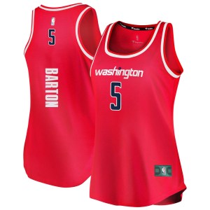 Washington Wizards Fast Break Red Will Barton Tank Jersey - Icon Edition - Women's