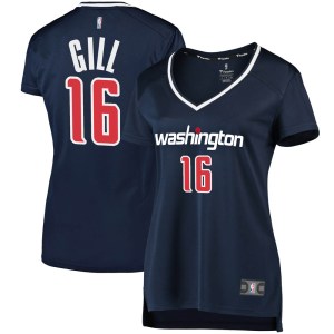 Washington Wizards Fast Break Navy Anthony Gill Jersey - Statement Edition - Women's