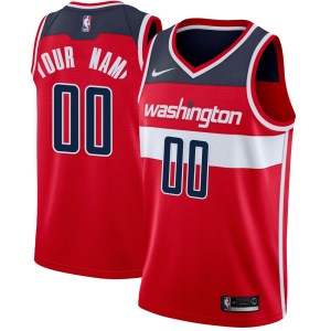 Washington Wizards Swingman Red Custom Jersey - Icon Edition - Men's