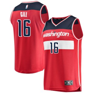 Washington Wizards Red Anthony Gill Fast Break Jersey - Icon Edition - Men's