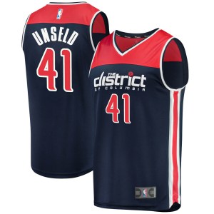 Washington Wizards Fast Break Navy Wes Unseld 2019/20 Jersey - Statement Edition - Youth