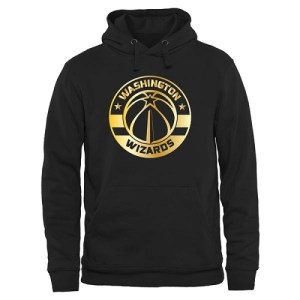 Washington Wizards Gold Collection Pullover Hoodie - Black - Men's