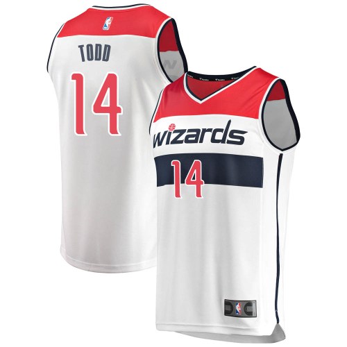 Washington Wizards White Isaiah Todd Fast Break Jersey - Association Edition - Youth